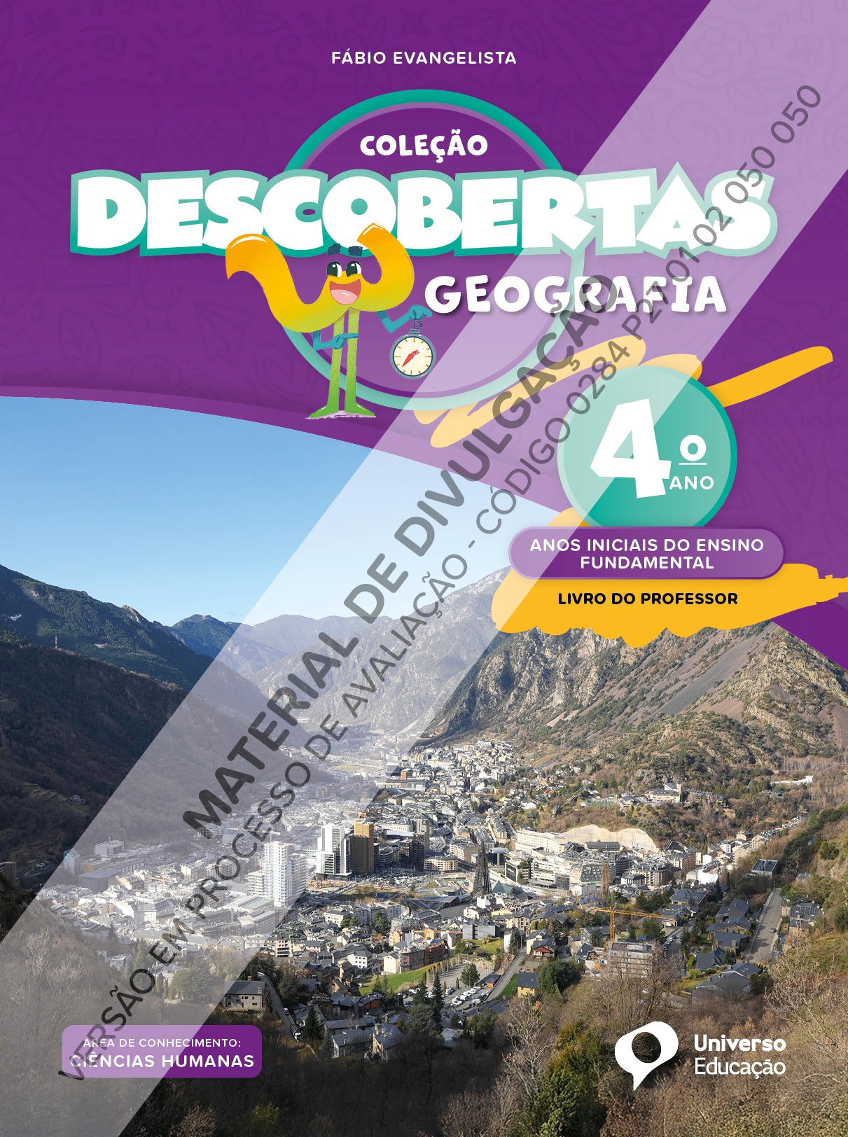Capa de Descobertas Geografia — 4º ano