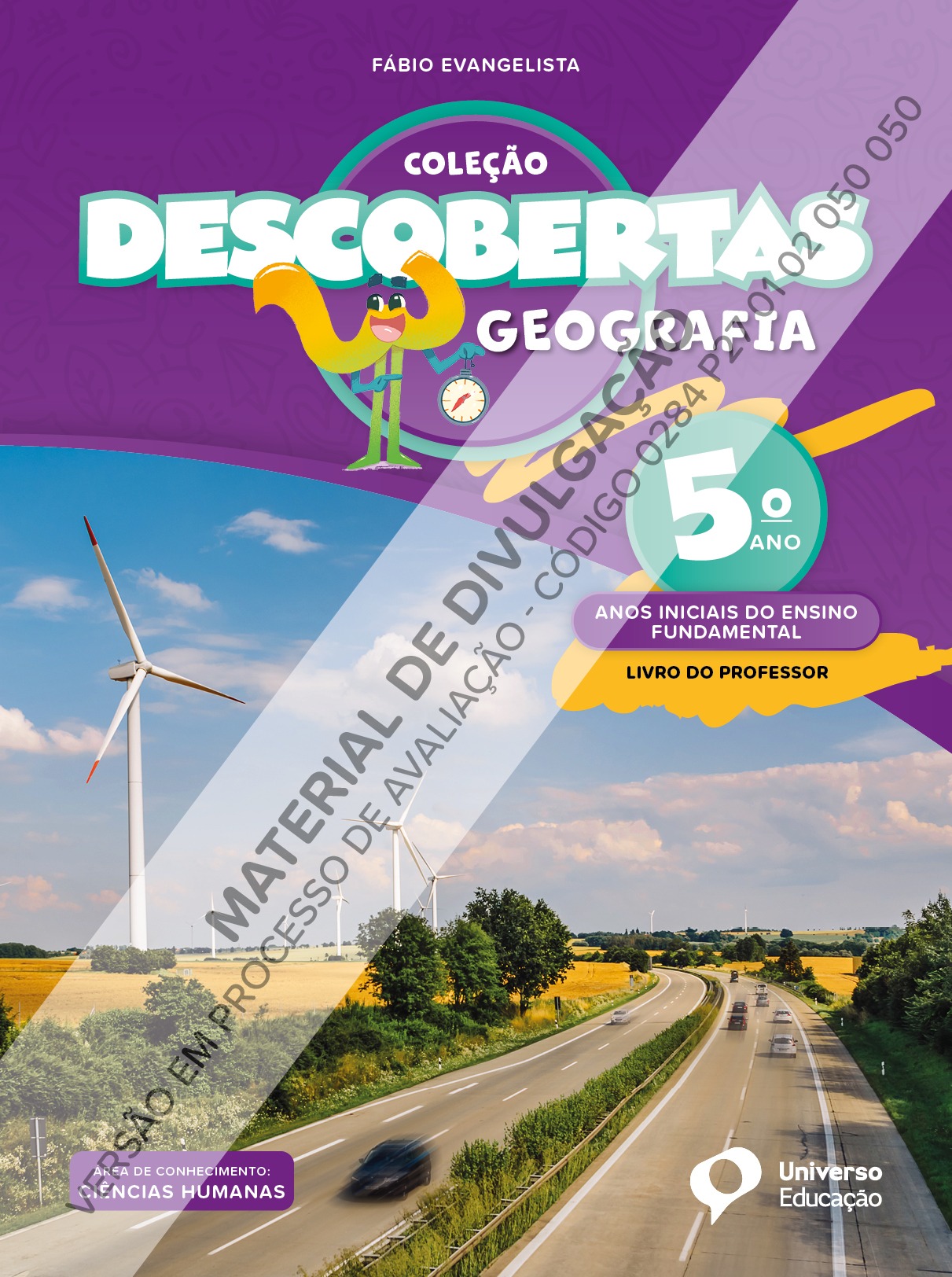 Capa de Descobertas Geografia — 5º ano