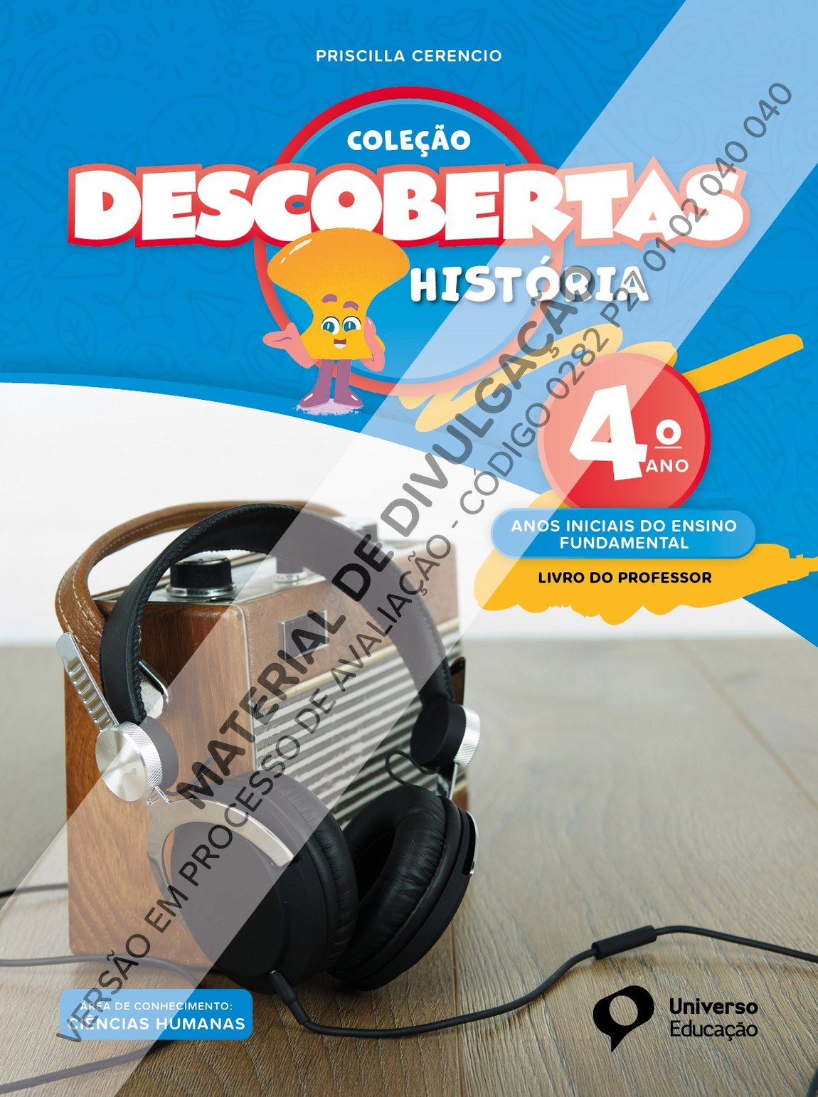 Capa de Descobertas História — 4º ano