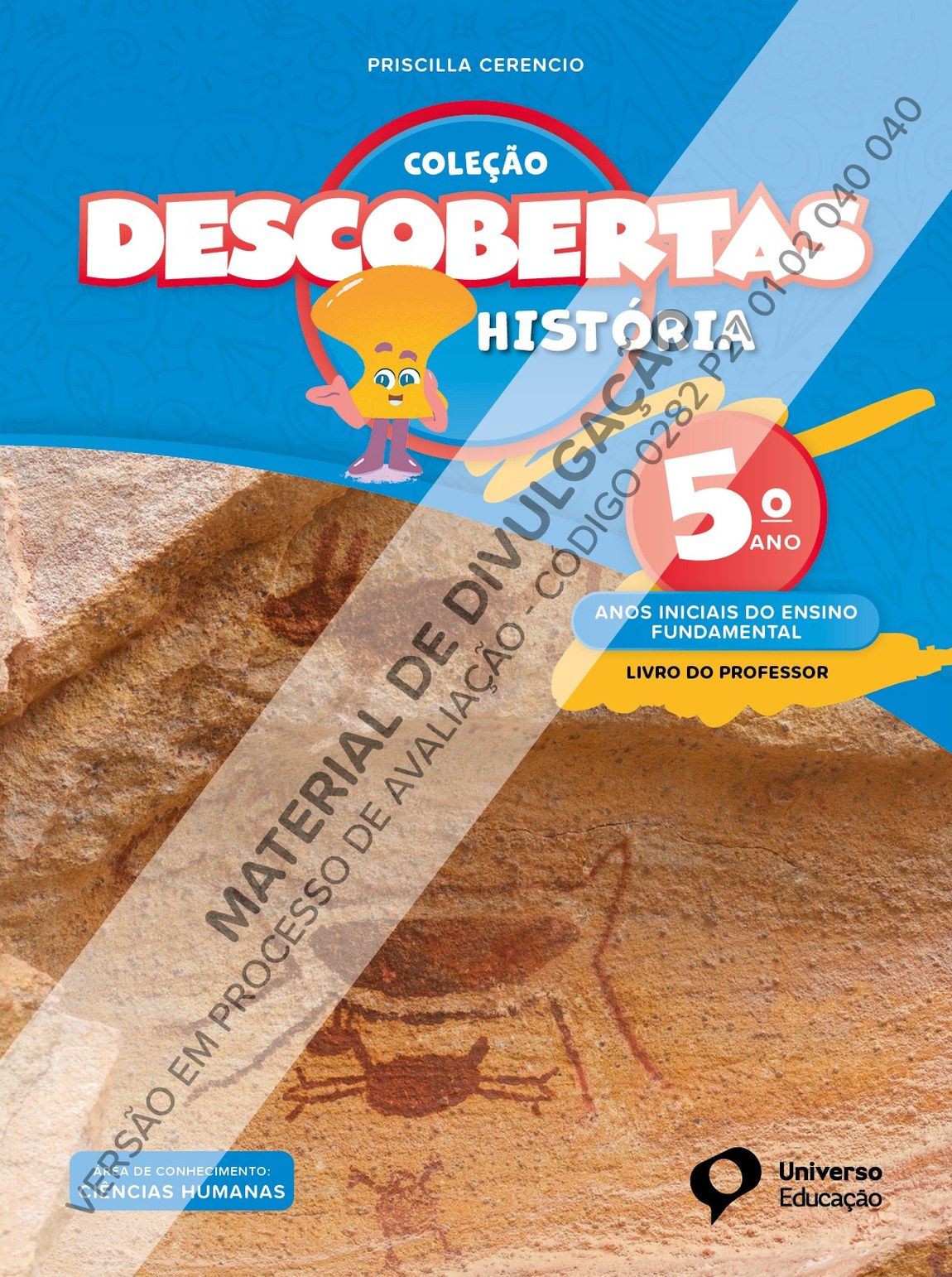 Capa de Descobertas História — 5º ano
