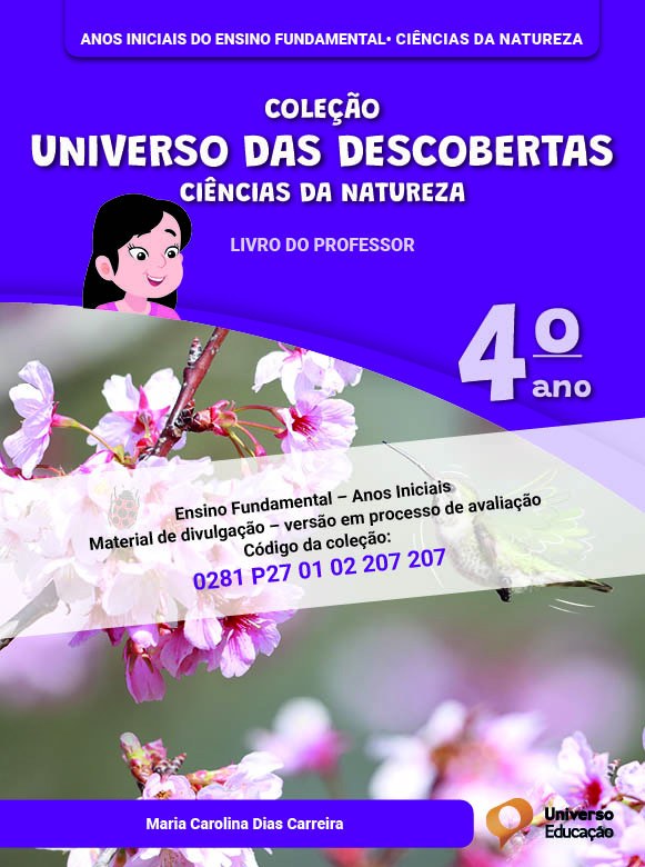 Capa de Universo das Descobertas Ciências da Natureza — 4º ano