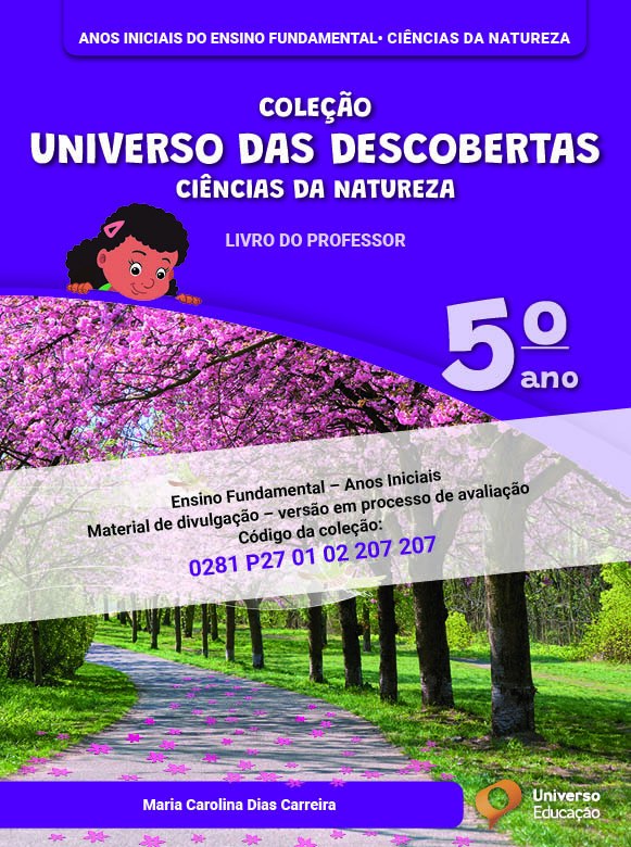 Capa de Universo das Descobertas Ciências da Natureza — 5º ano